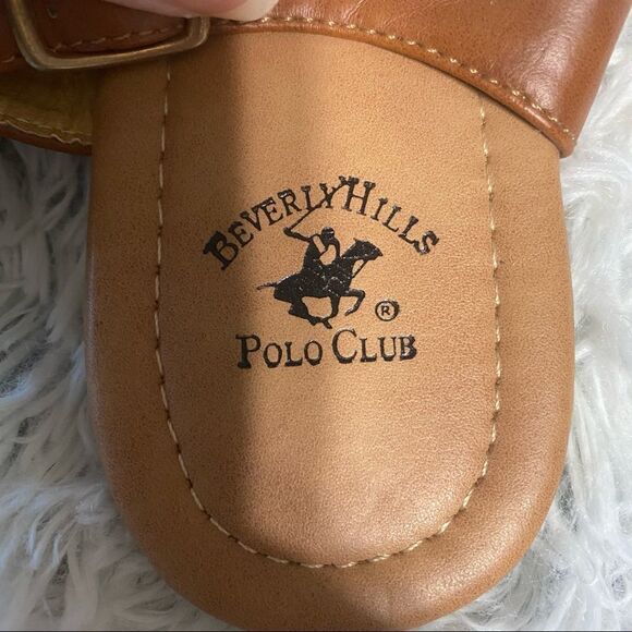 Beverly Hills Polo Club, Gold and brown sandals - Picture 6 of 7